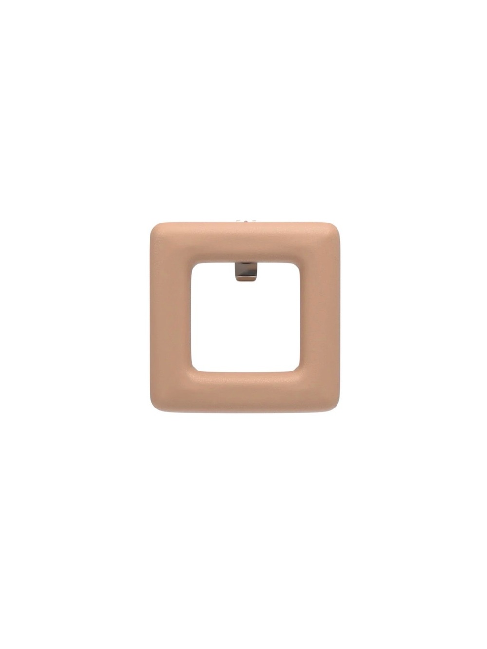 Pashion Footwear Latte Leather Square Toe Clip
